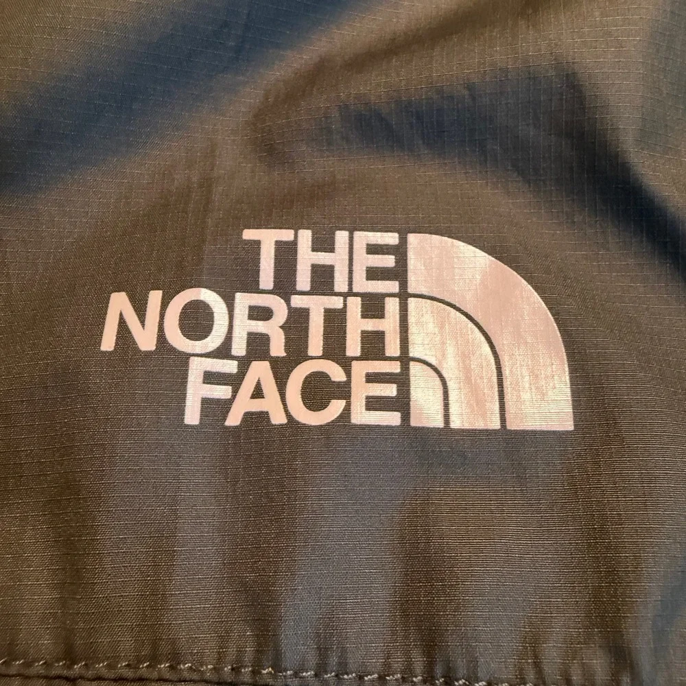 The North Face Mens XL Cyclone Green Hooded Windwall Full Zip Jacket Ripstop